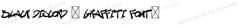 Black Discord — Graffiti Font字体转换